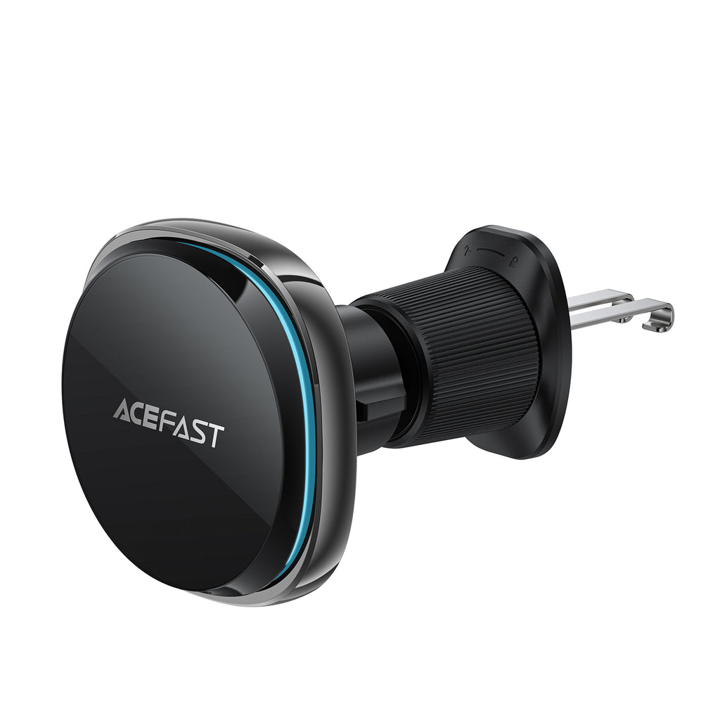 Acefast 15W Magnetic Wireless Charging Air Vent Phone Holder w/ Ring Light, Cooling Vents (D31)
