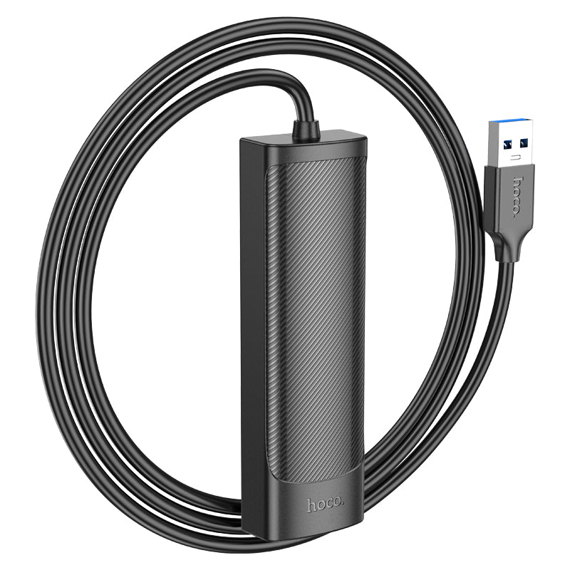 Hoco 4 in 1 USB Expansion Hub (HB41) [ USB-A to 3 x USB-A 2.0 + 1 x USB-A 3.0 (1.2 meter)]