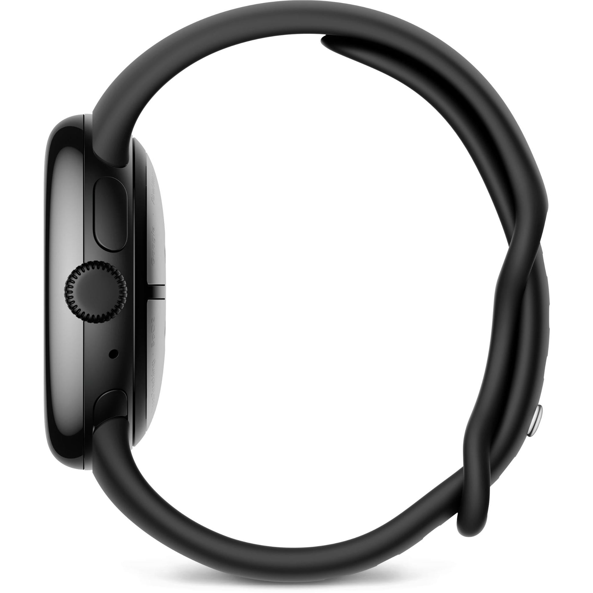 Google Pixel Watch 3 Bluetooth 41mm Aluminum case [ Obsidian Active Band - Matte Black ]