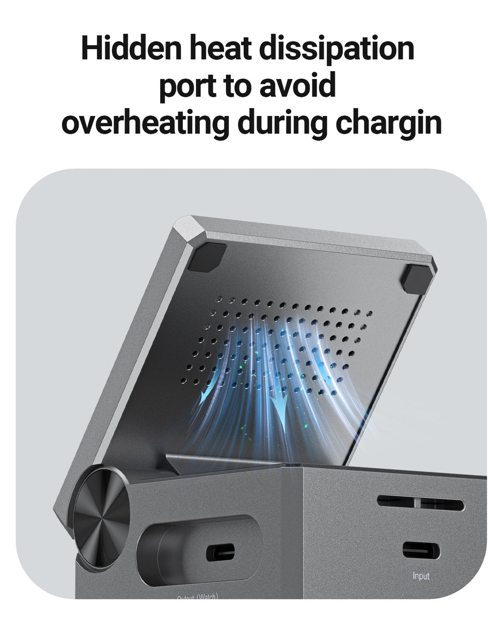 Acefast 23W Premium 3-in-1 Magnetic Wireless Charger w/ Rubic Cube Design, Cooling Vents (E18)