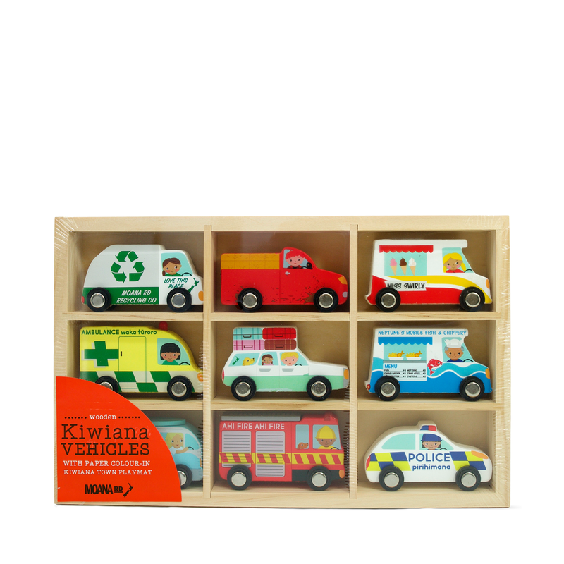 Moana Road Wooden Car Set [ - 9067]