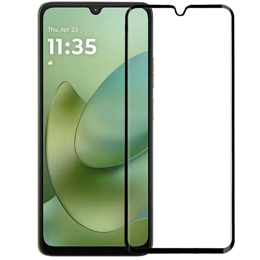 Moto G06 Premium Full Cover Glass Screen Protector [Black]