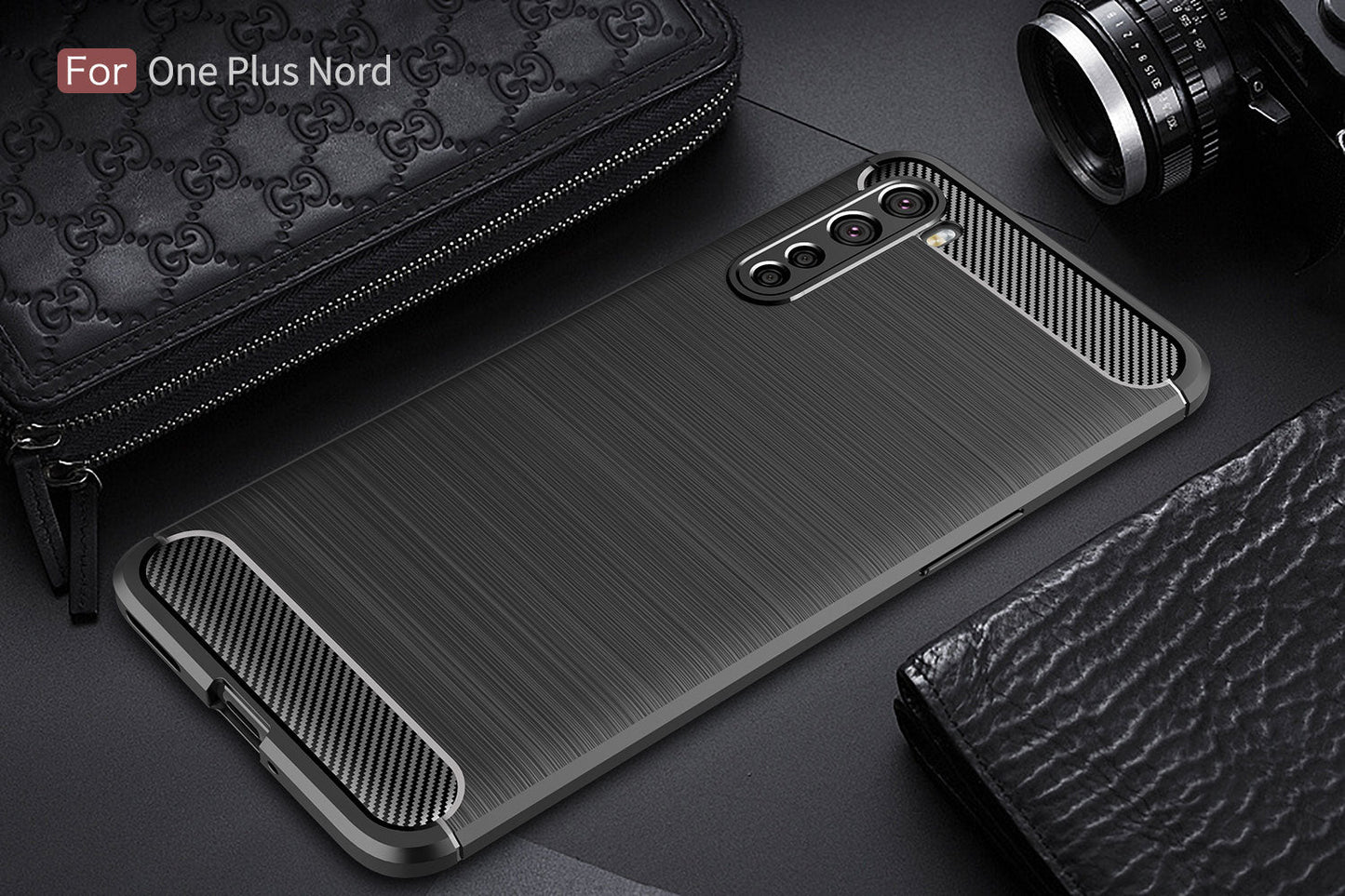 Oneplus Nord Carbon Fibre Case [Black]