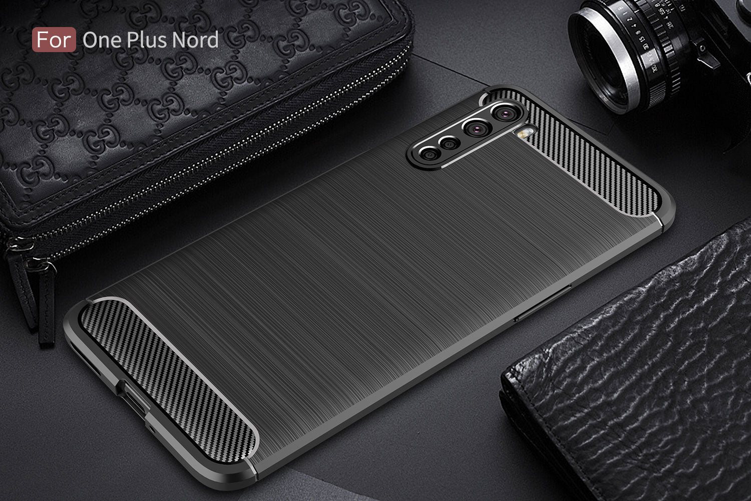 Oneplus Nord Carbon Fibre Case [Black]