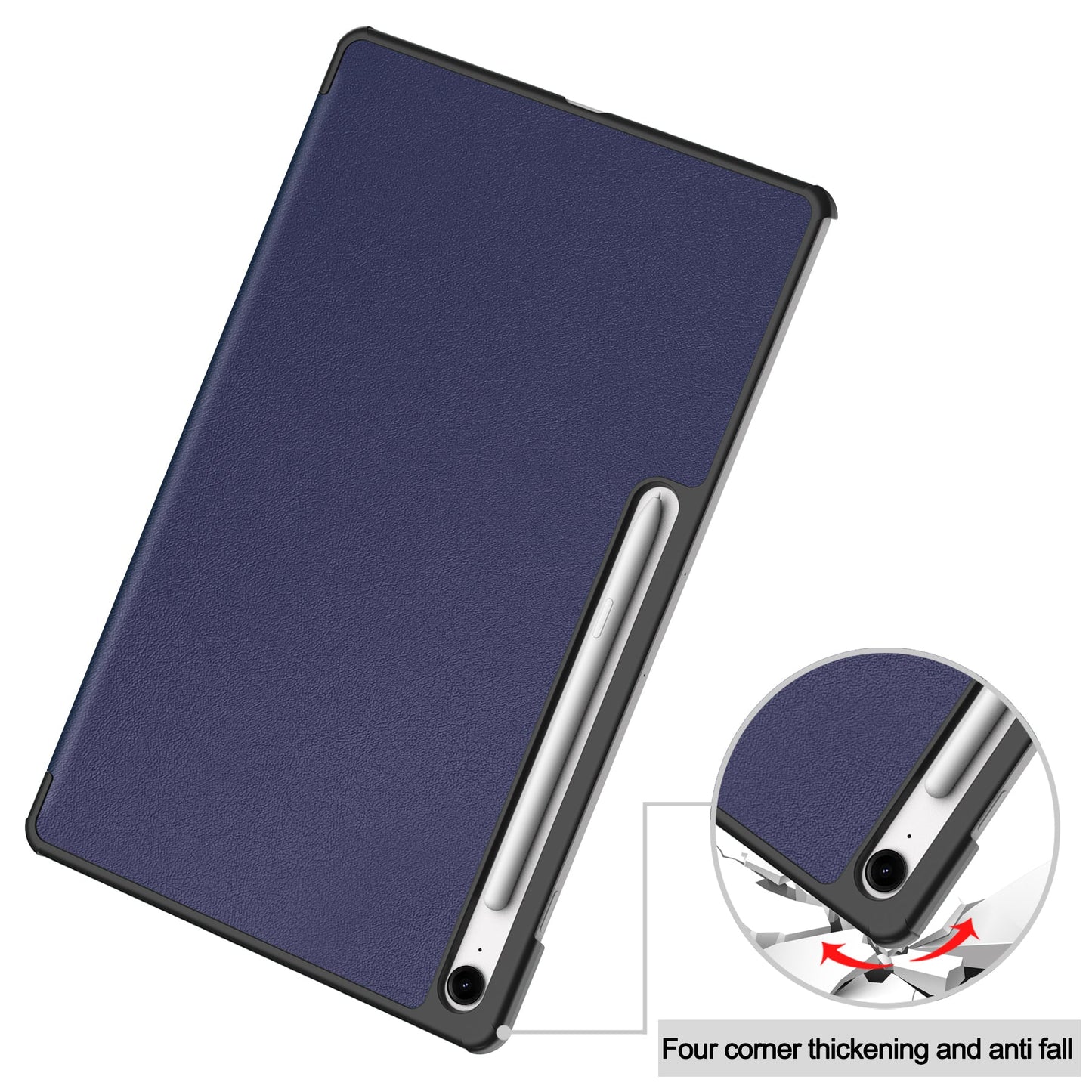 Tab S10Fe Plus Tri-Fold Pu Case [Navy]