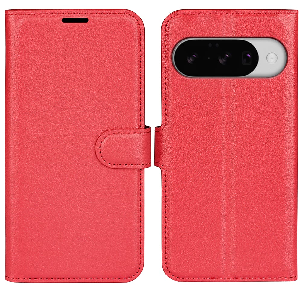 Google Pixel 10 Pro Pu Wallet Case [Red]