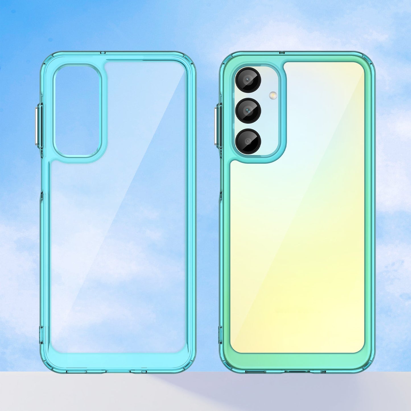 Galaxy A16 5G Soft Gel Bumper Case [Clear Blue]