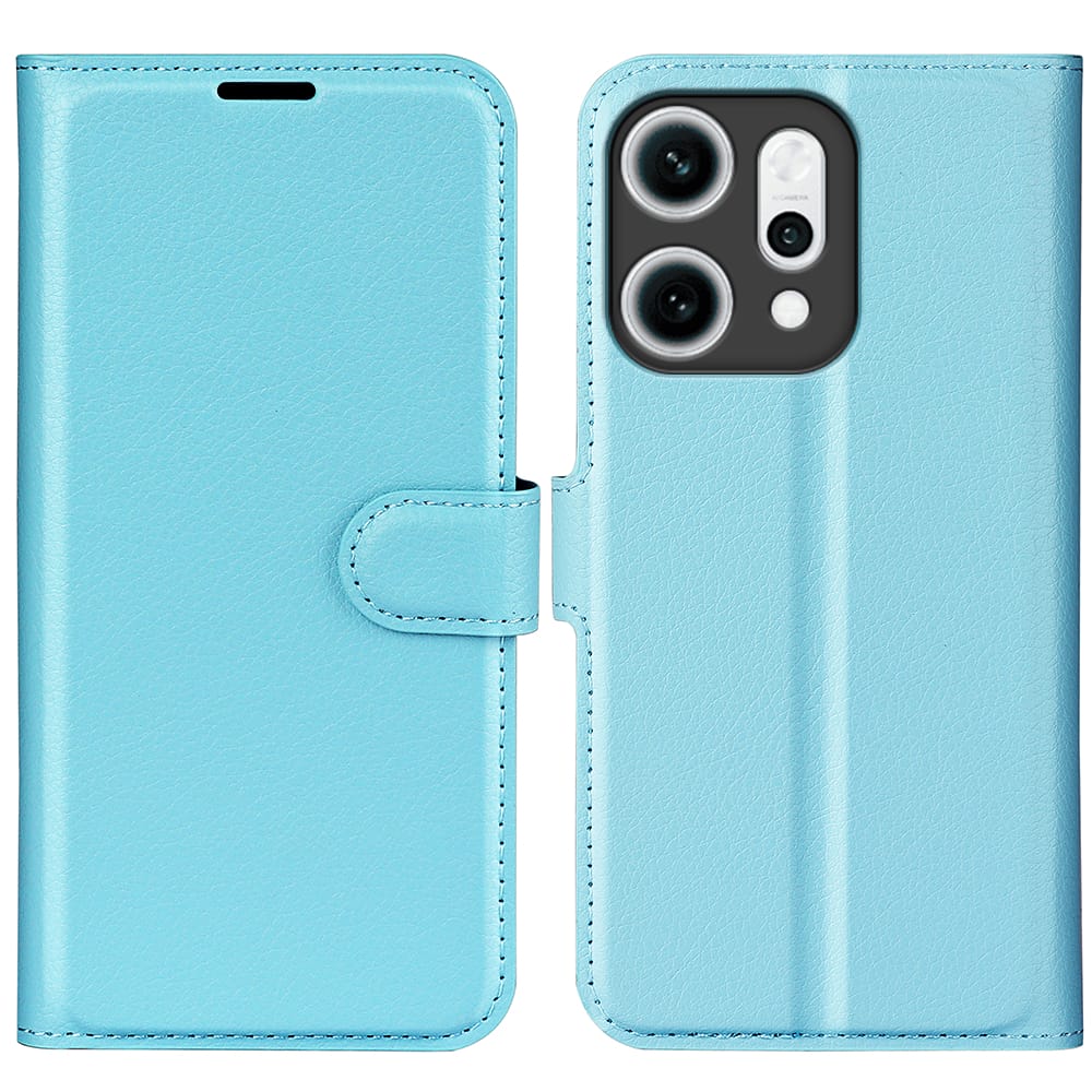 Oppo Reno 14 Pro 5g Pu Wallet Case [Lightblue]