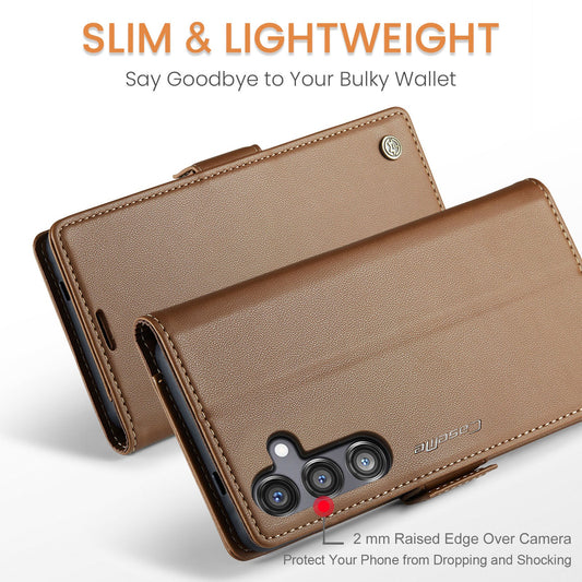 Samsung Galaxy S25Fe Pu Wallet Case [Brown]