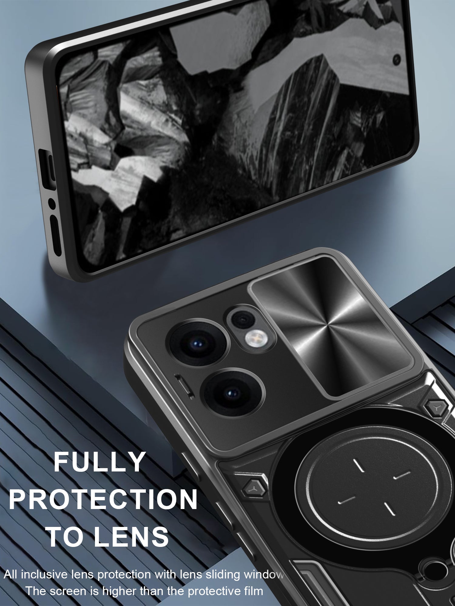 Oppo Reno 13 F 5G Heavy Duty Case [Purple]