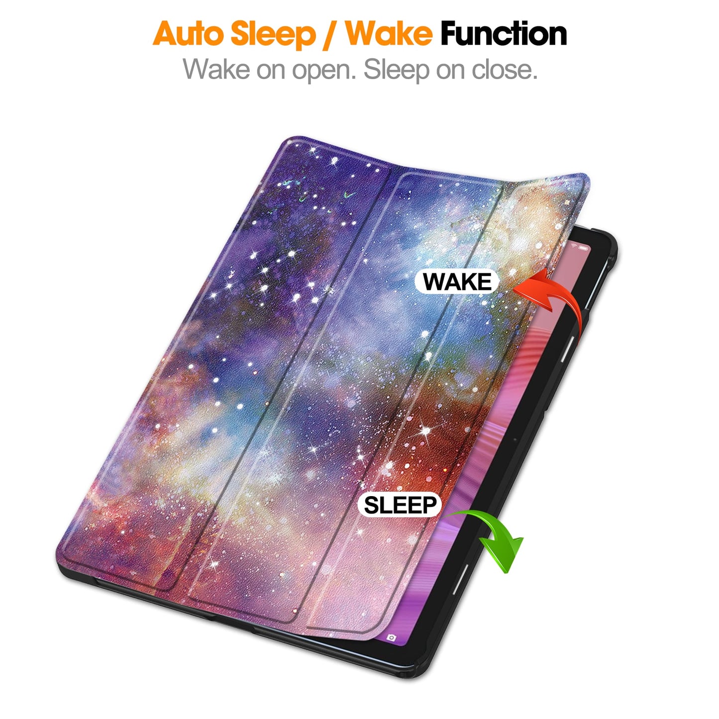 Tab 10.1" 2025 Tb311 Designer Tri-Fold Case [Galaxy]