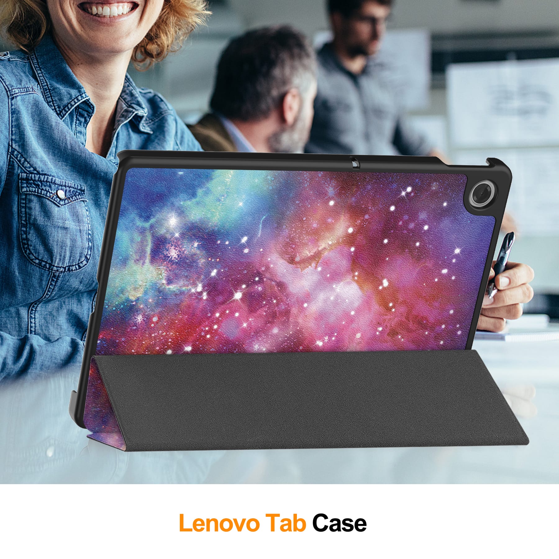 Tab 10.1" 2025 Tb311 Designer Tri-Fold Case [Galaxy]