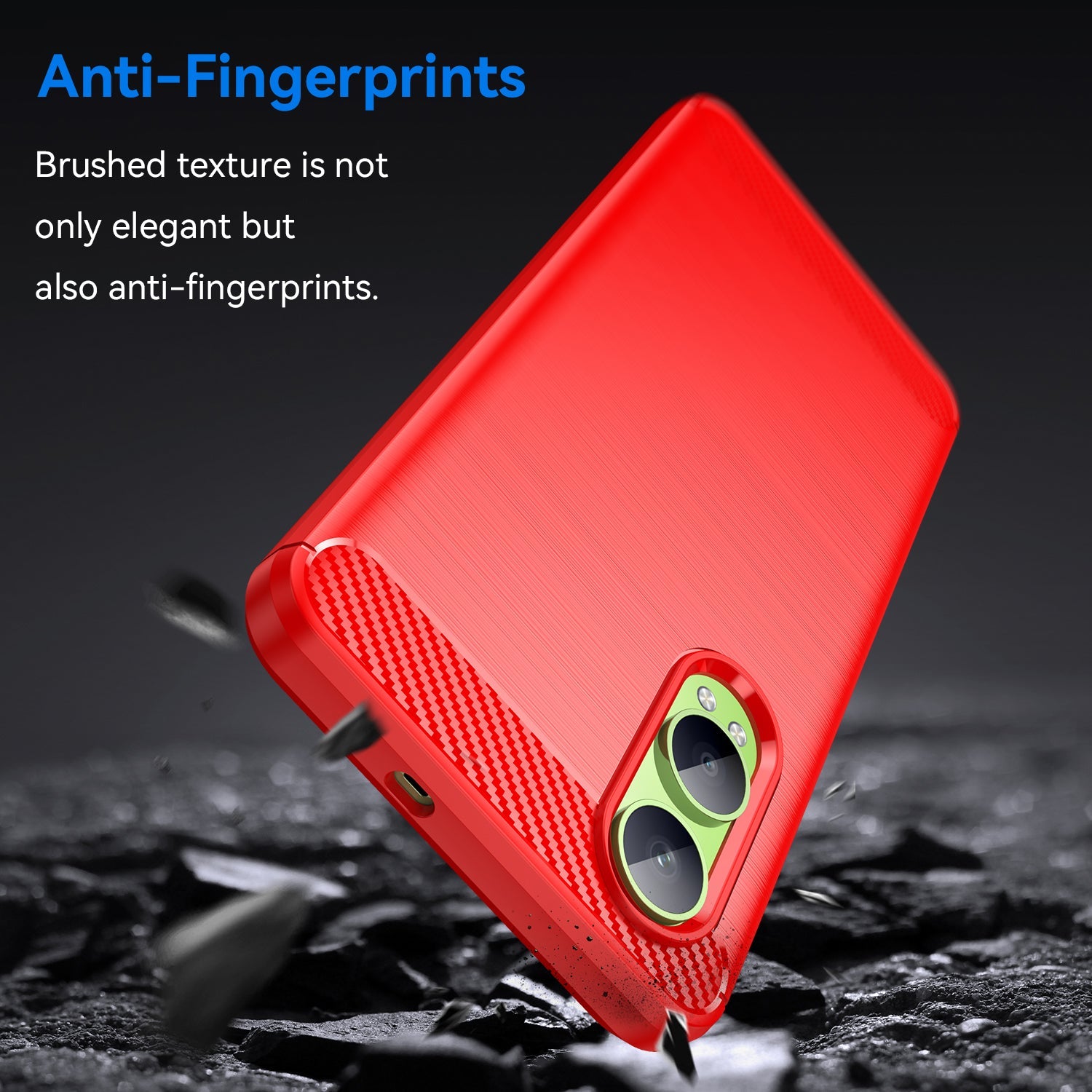 Oneplus Nord Ce4 Lite Carbon Fibre Case [Red]