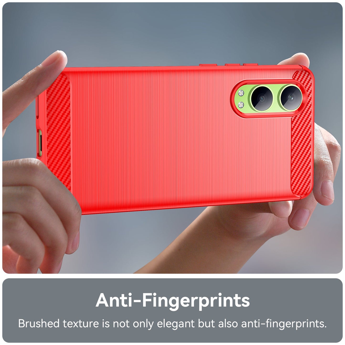 Oneplus Nord Ce4 Lite Carbon Fibre Case [Red]
