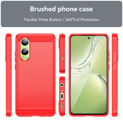 Oneplus Nord Ce4 Lite Carbon Fibre Case [Red]