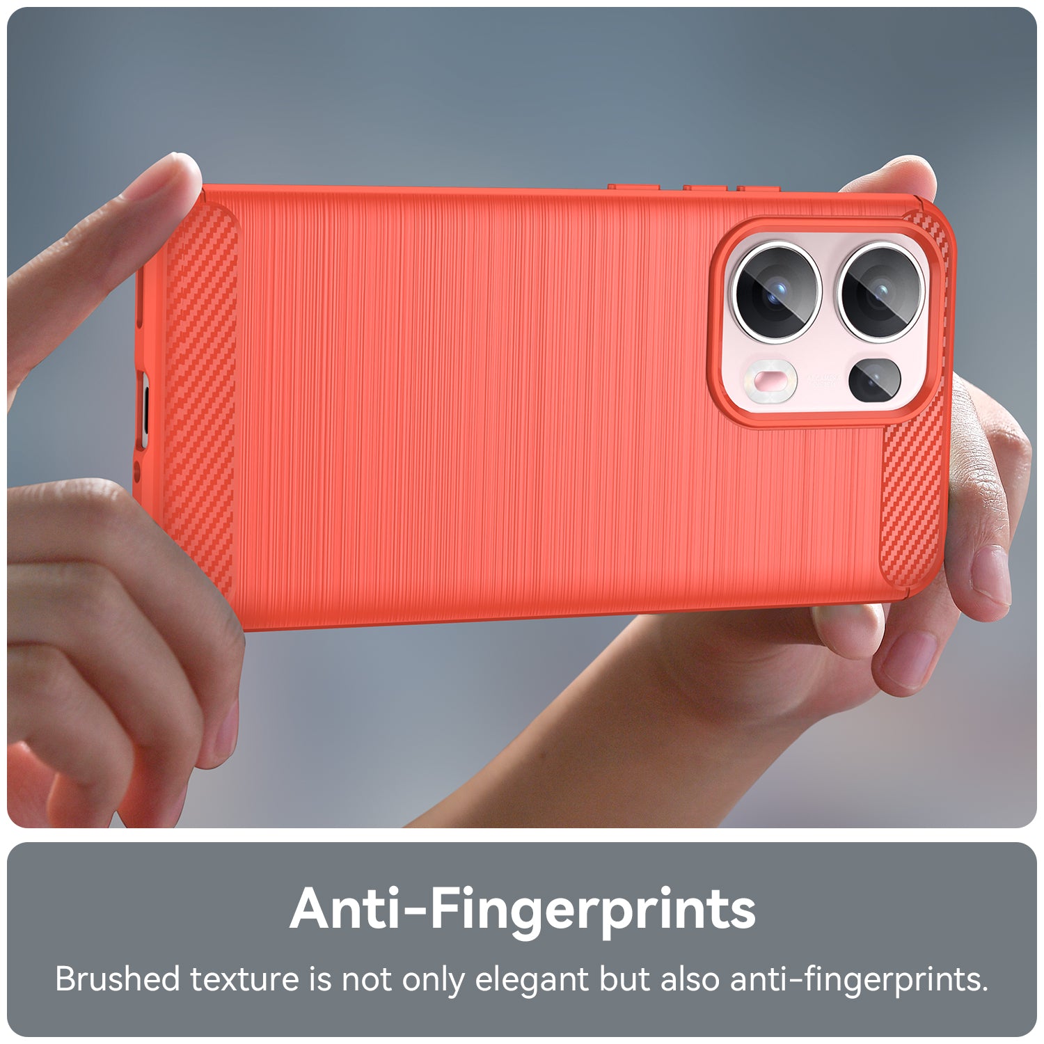 Oppo Reno 13 Pro 5G Carbon Fibre Case [Red]