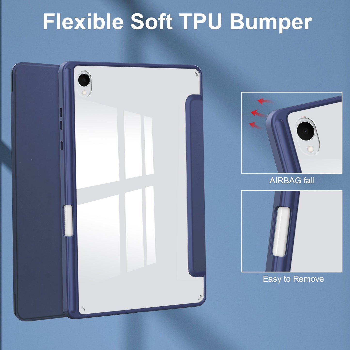 Galaxy Tab S11 Acrylic Tri-fold Case [Navy]