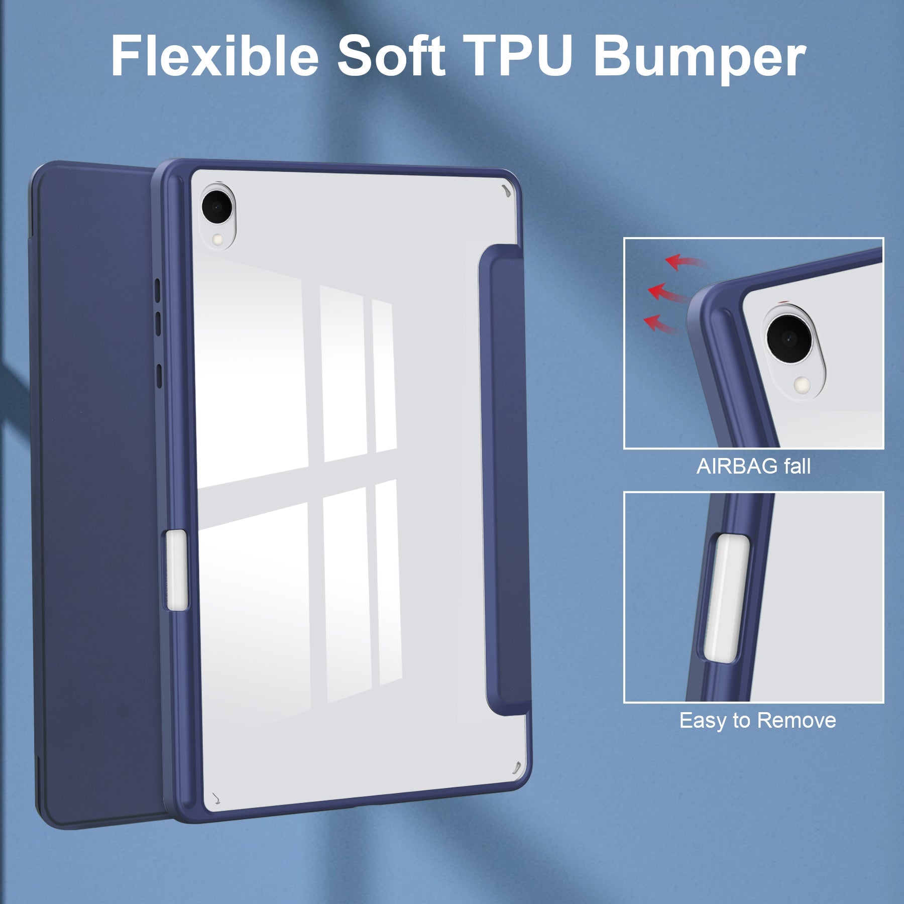 Galaxy Tab S11 Acrylic Tri-fold Case [Navy]
