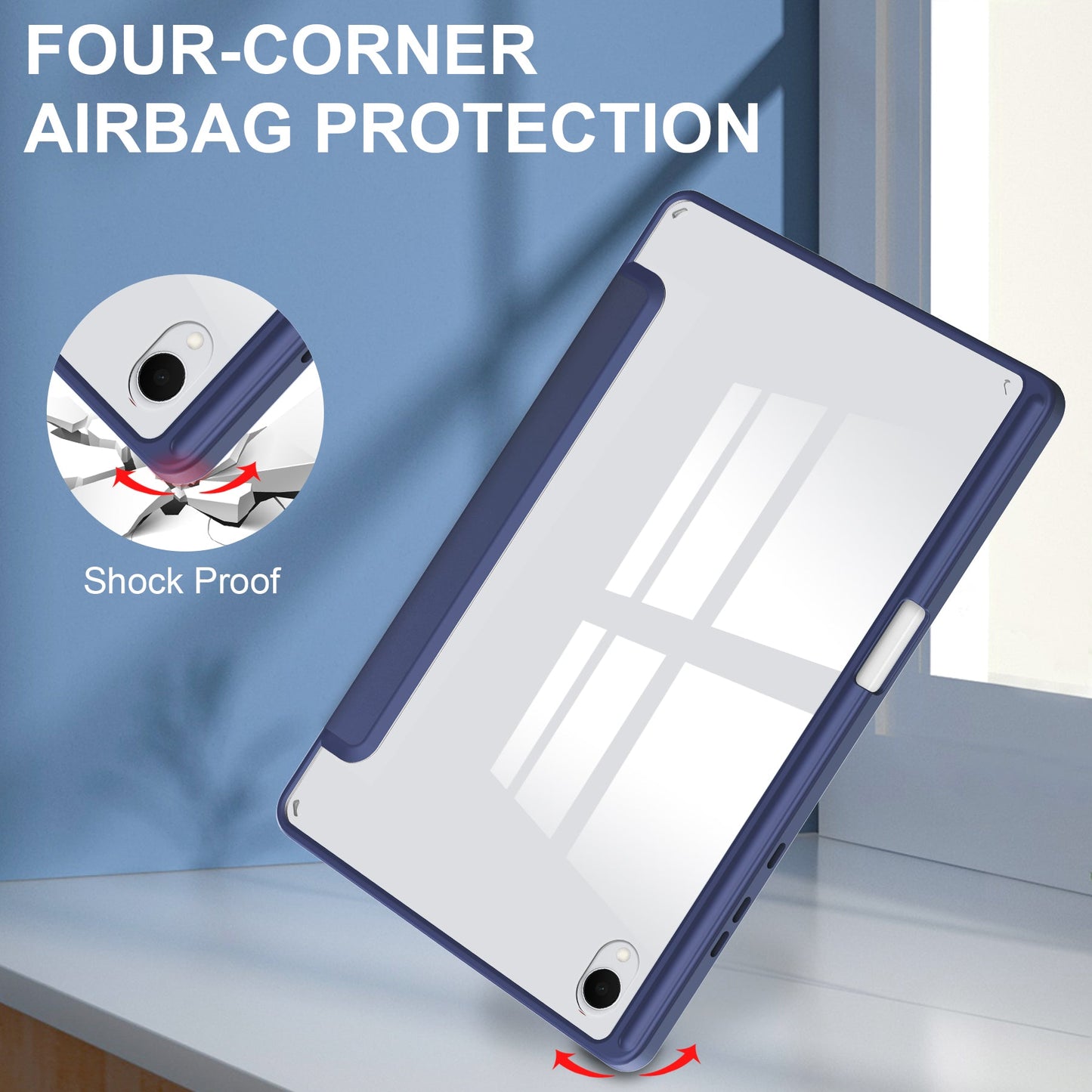 Galaxy Tab S11 Acrylic Tri-fold Case [Navy]