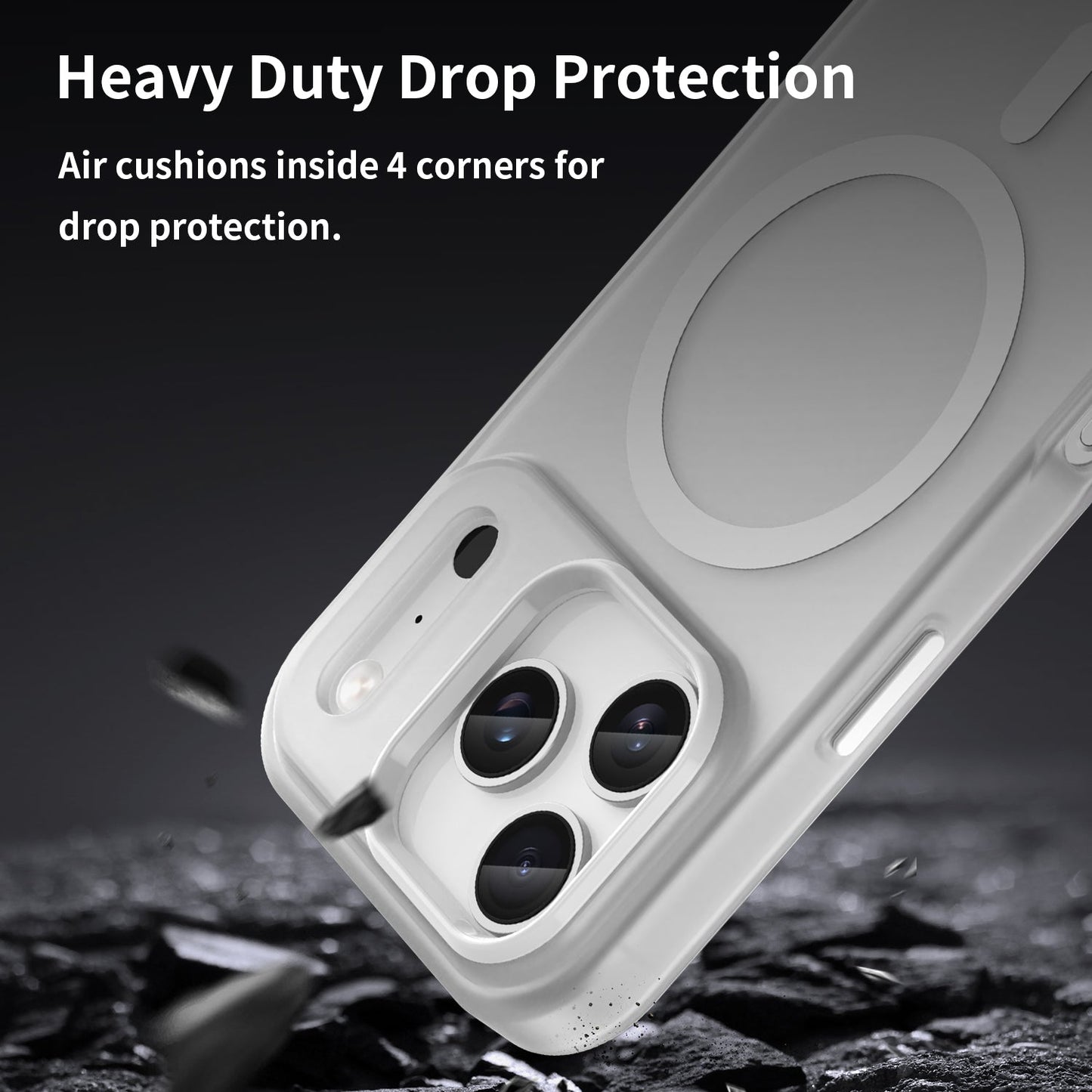 Iphone 17 Pro Magsafe Soft Matte Case [White]