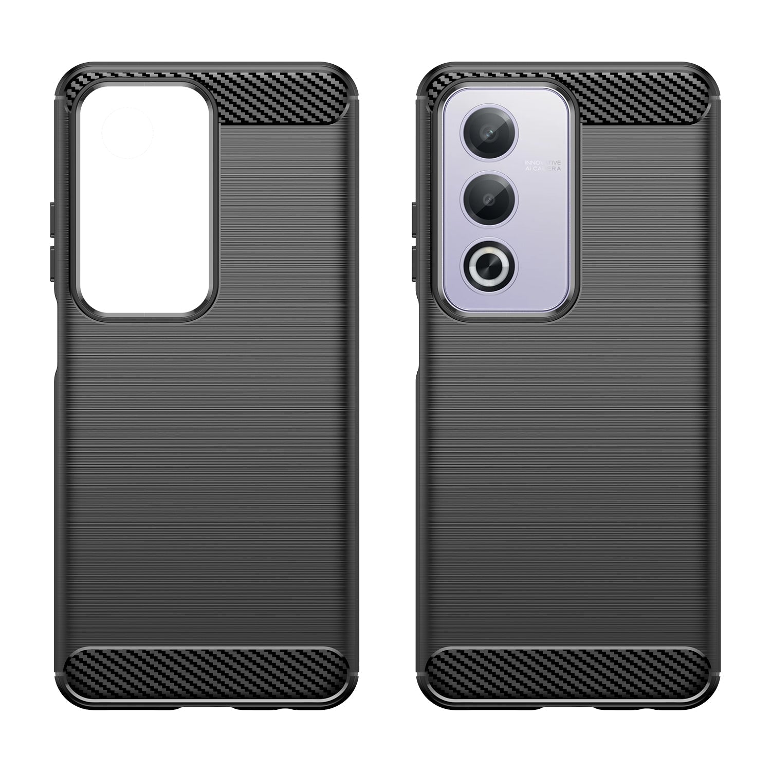 Oppo A80 5G Carbon Fibre Case [Black]
