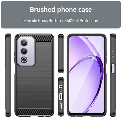 Oppo A80 5G Carbon Fibre Case [Black]
