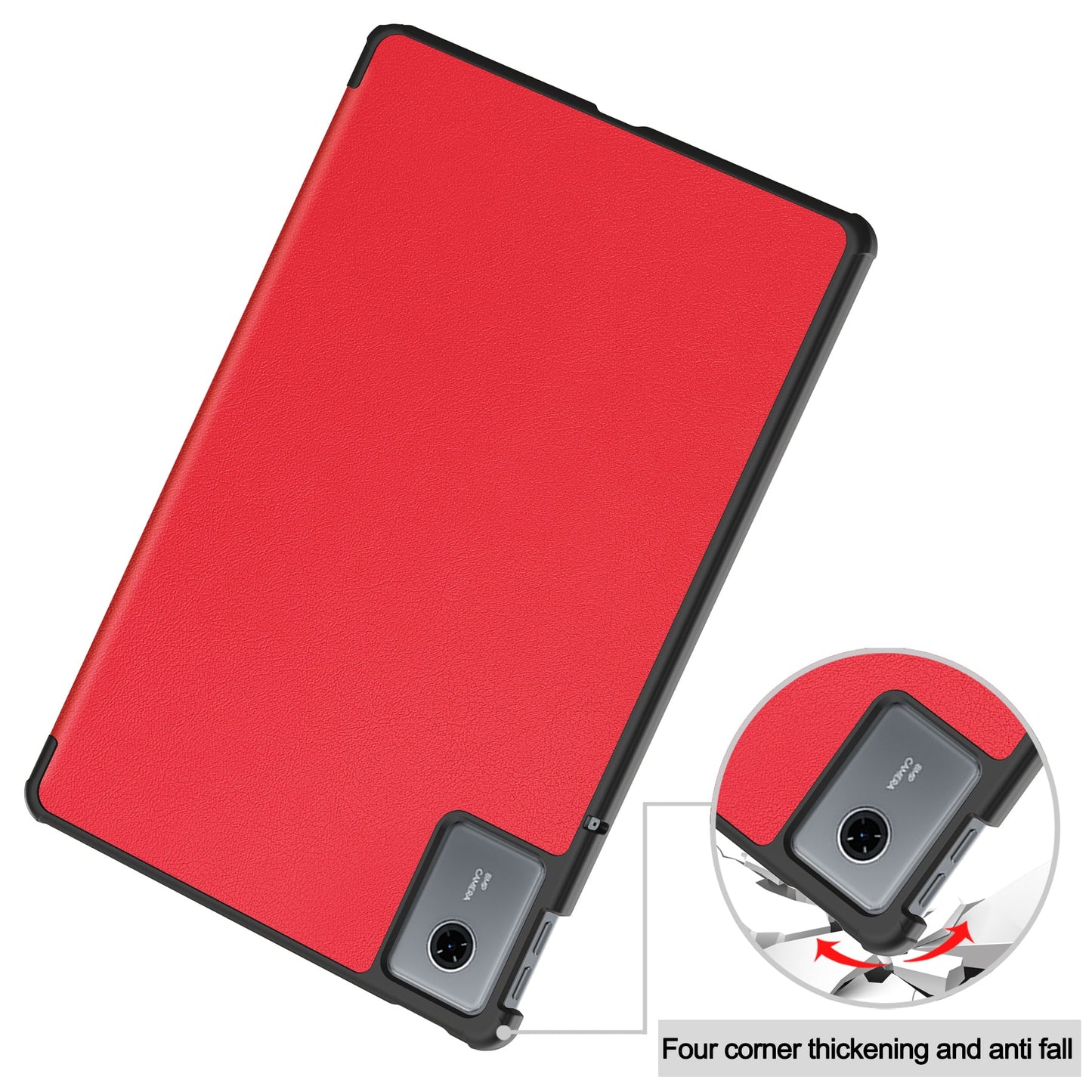 Lenovo Tab 11" 2025 Tb336 Tri-fold Pu Case [Red]