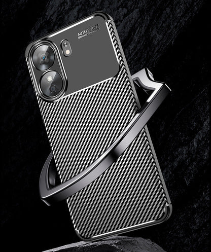 Xiaomi Poco C65 Carbon Fibre Case [Black]
