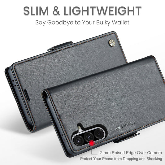 Galaxy A56 5G Pu Wallet Case [Black]