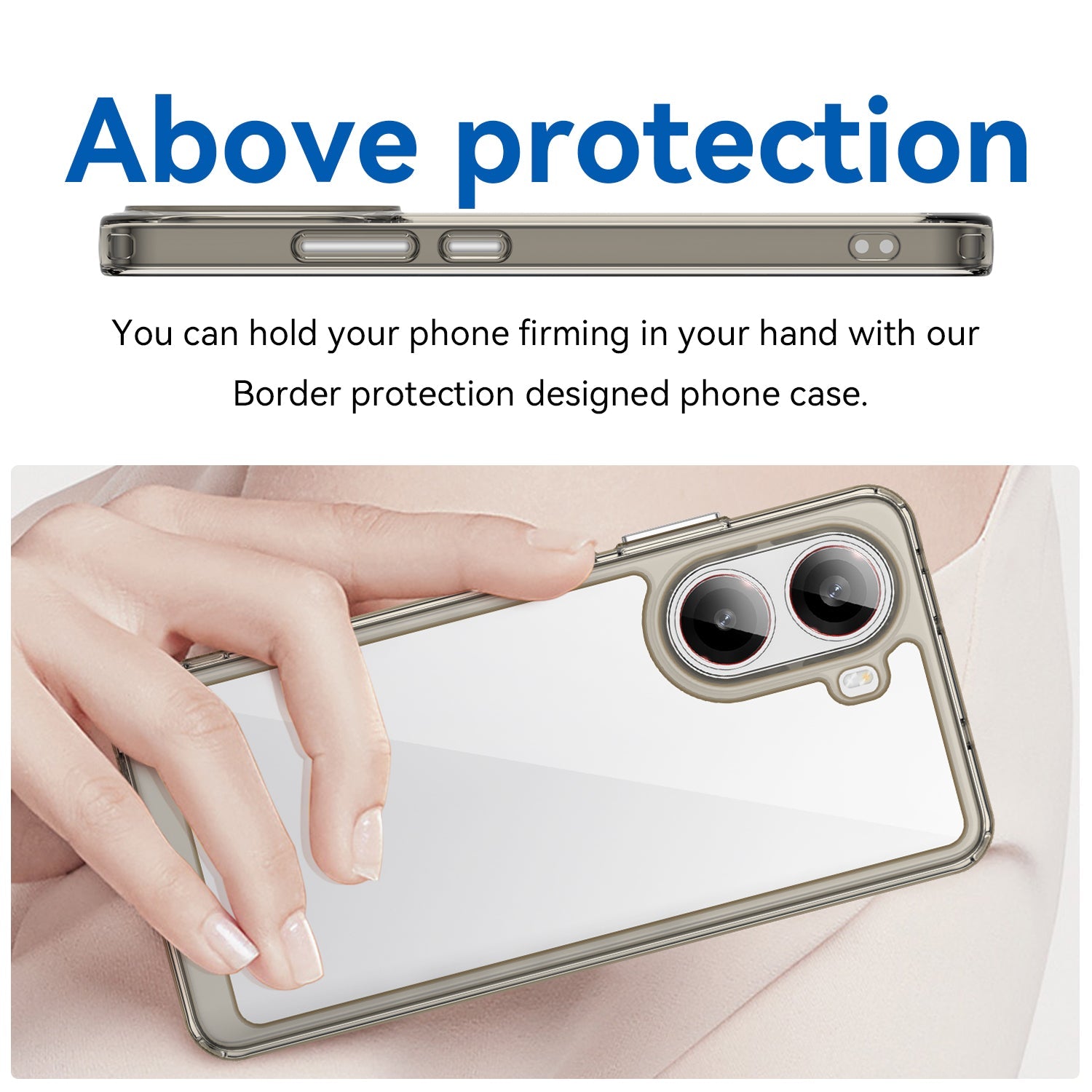 Xiaomi Poco X7 Pro Soft Gel Case [Clear Grey]