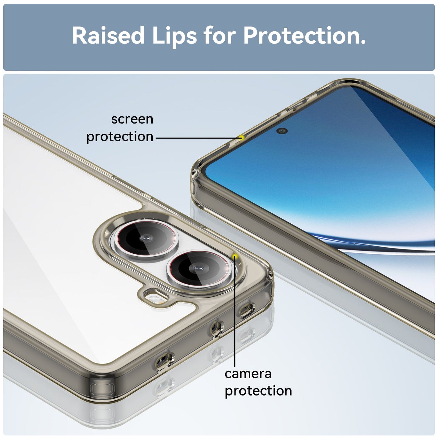 Xiaomi Poco X7 Pro Soft Gel Case [Clear Grey]