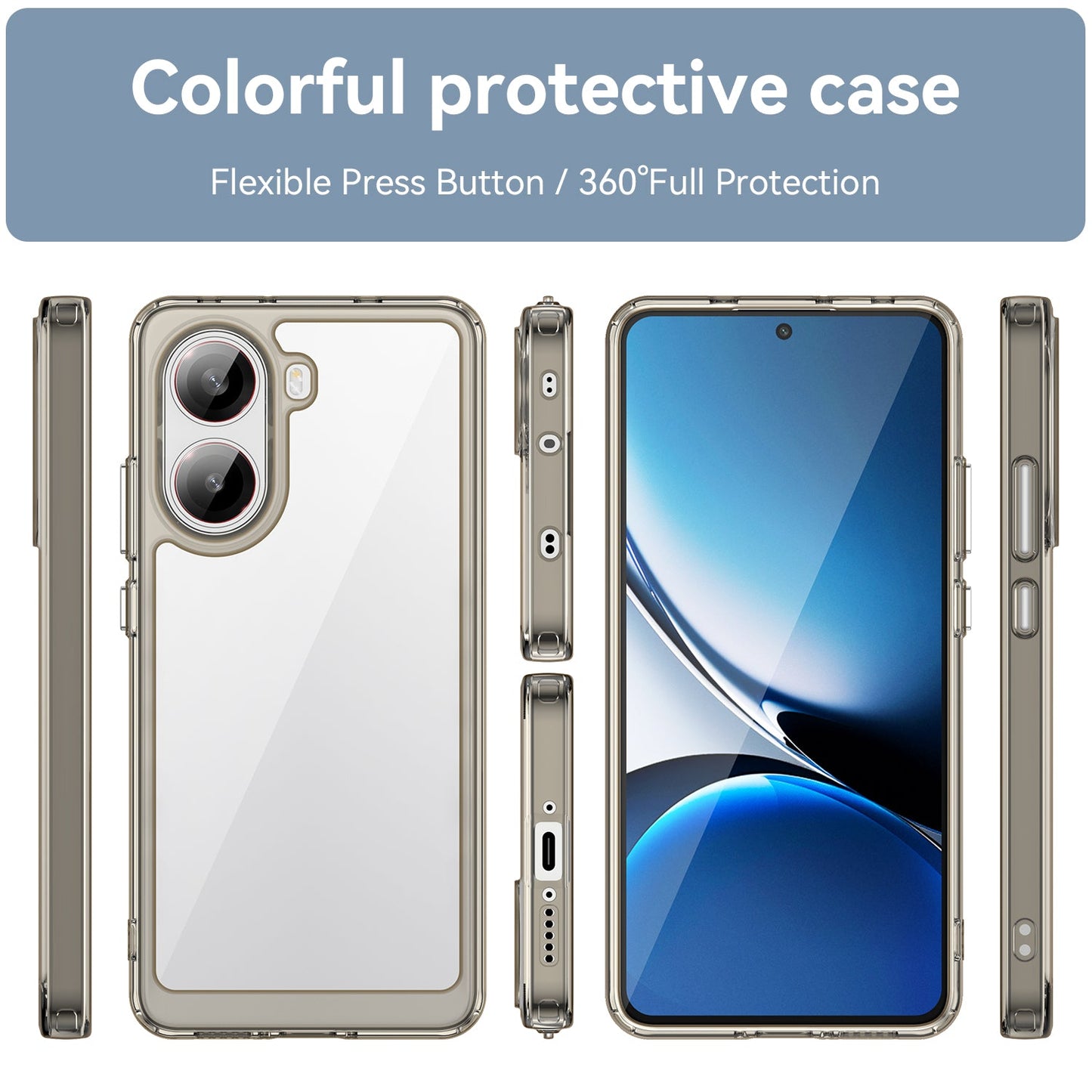 Xiaomi Poco X7 Pro Soft Gel Case [Clear Grey]