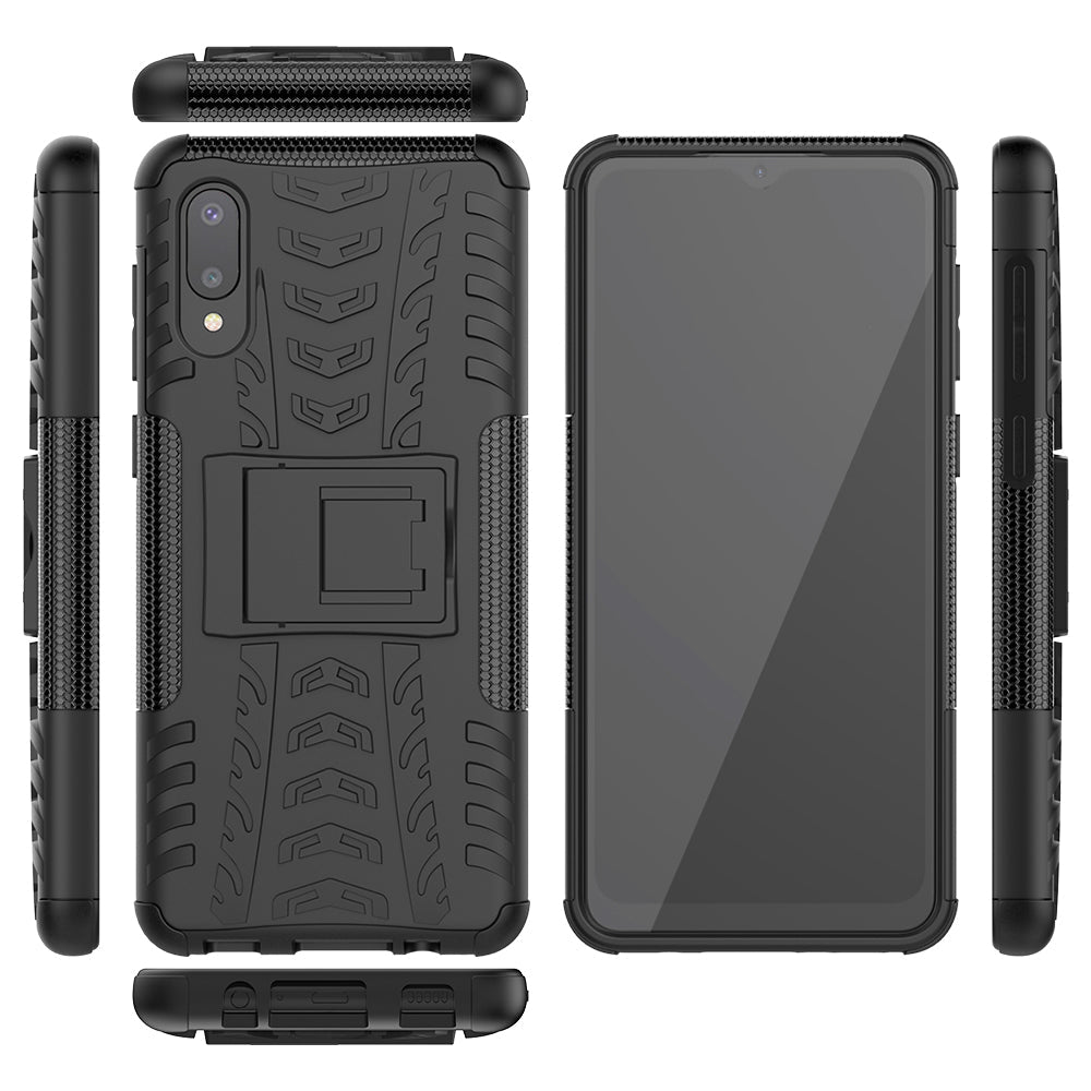 Galaxy A02 Heavy Duty Case [Black]