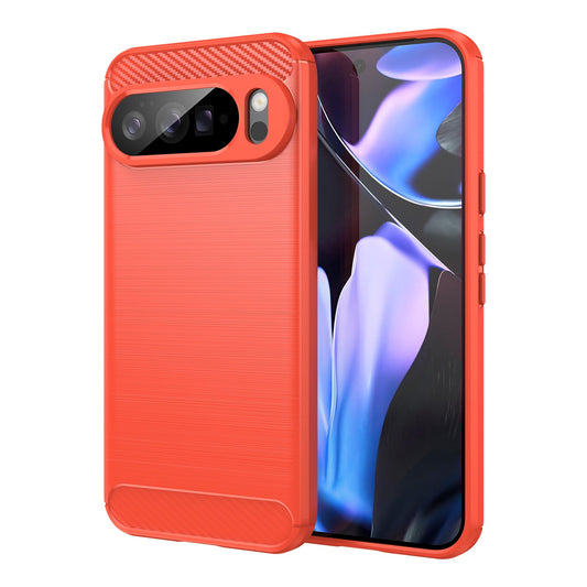 Google Pixel 10 Pro Xl Carbon Fibre Case [Red]