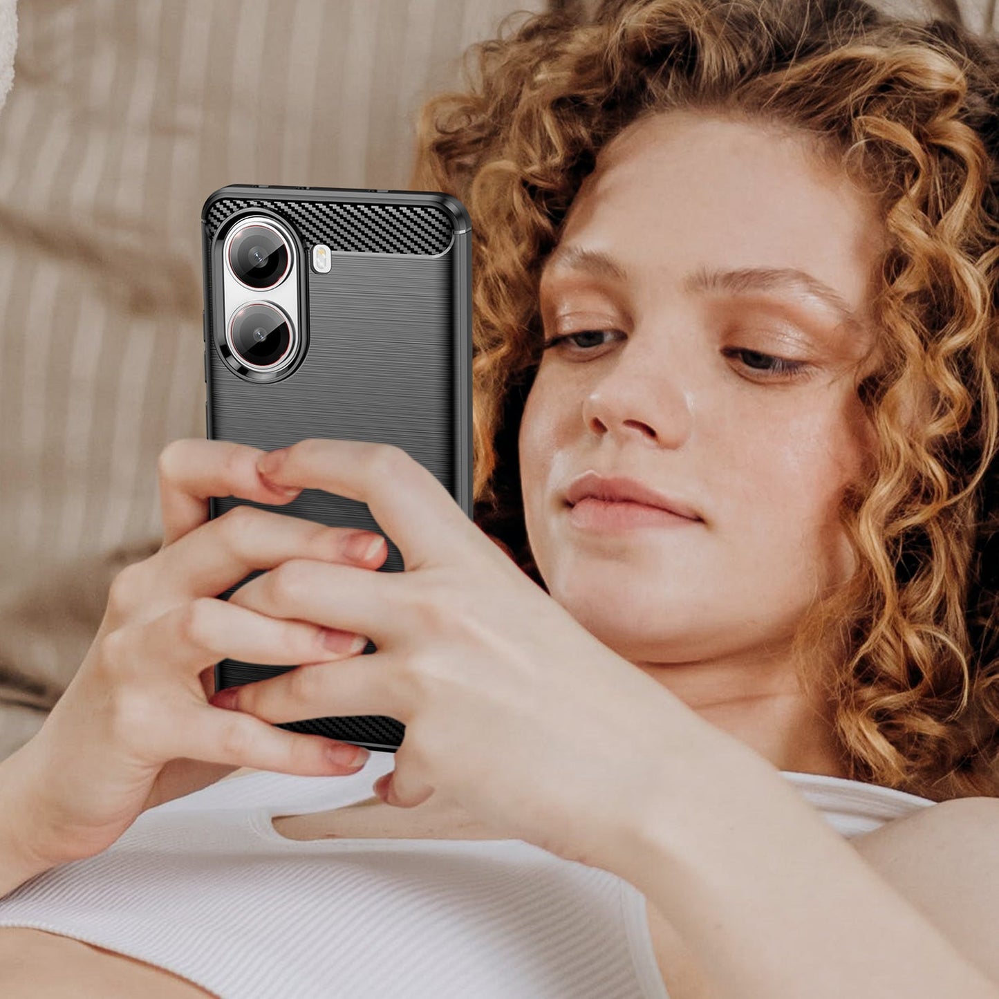 Xiaomi Poco X7 Pro Carbon Fibre Case [Black]