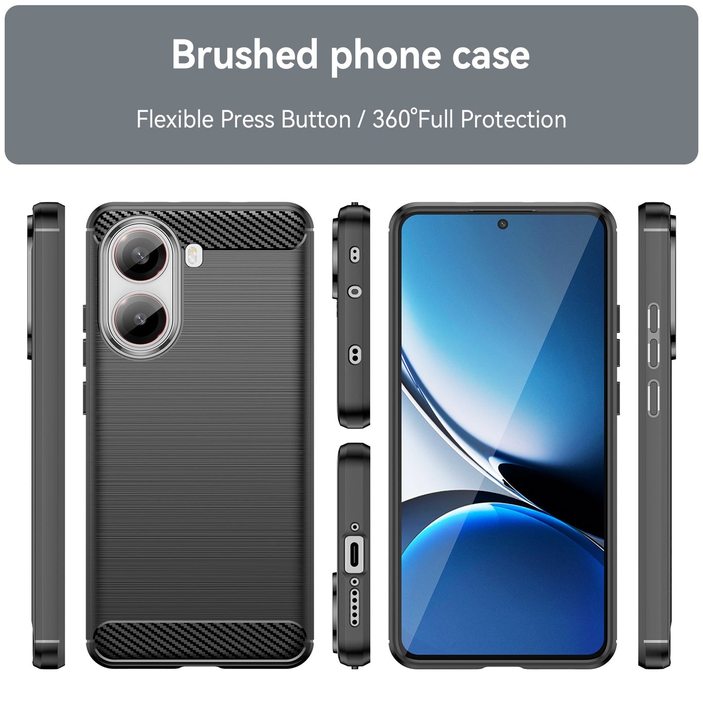 Xiaomi Poco X7 Pro Carbon Fibre Case [Black]