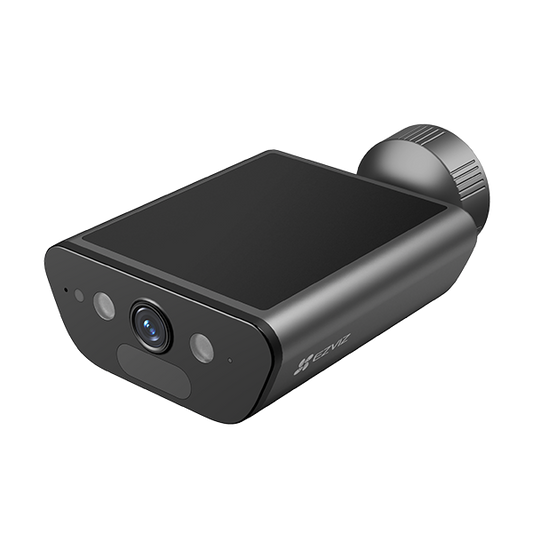 EZVIZ 8MP WiFi Outdoor Camera with Built-in Solar Panel & 10400mAh Rechargable Battery. IP65 Weather Proof. Colour Night Vision, 24/7 Always-on, 2-Way Talk, Active Defense, Smart Human Detection.