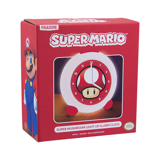 Super Mario Mushroom Light Up Alarm Clock