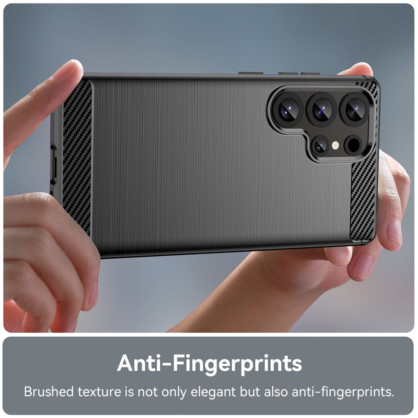 Galaxy S25 Ultra Carbon Fibre Case [Black]