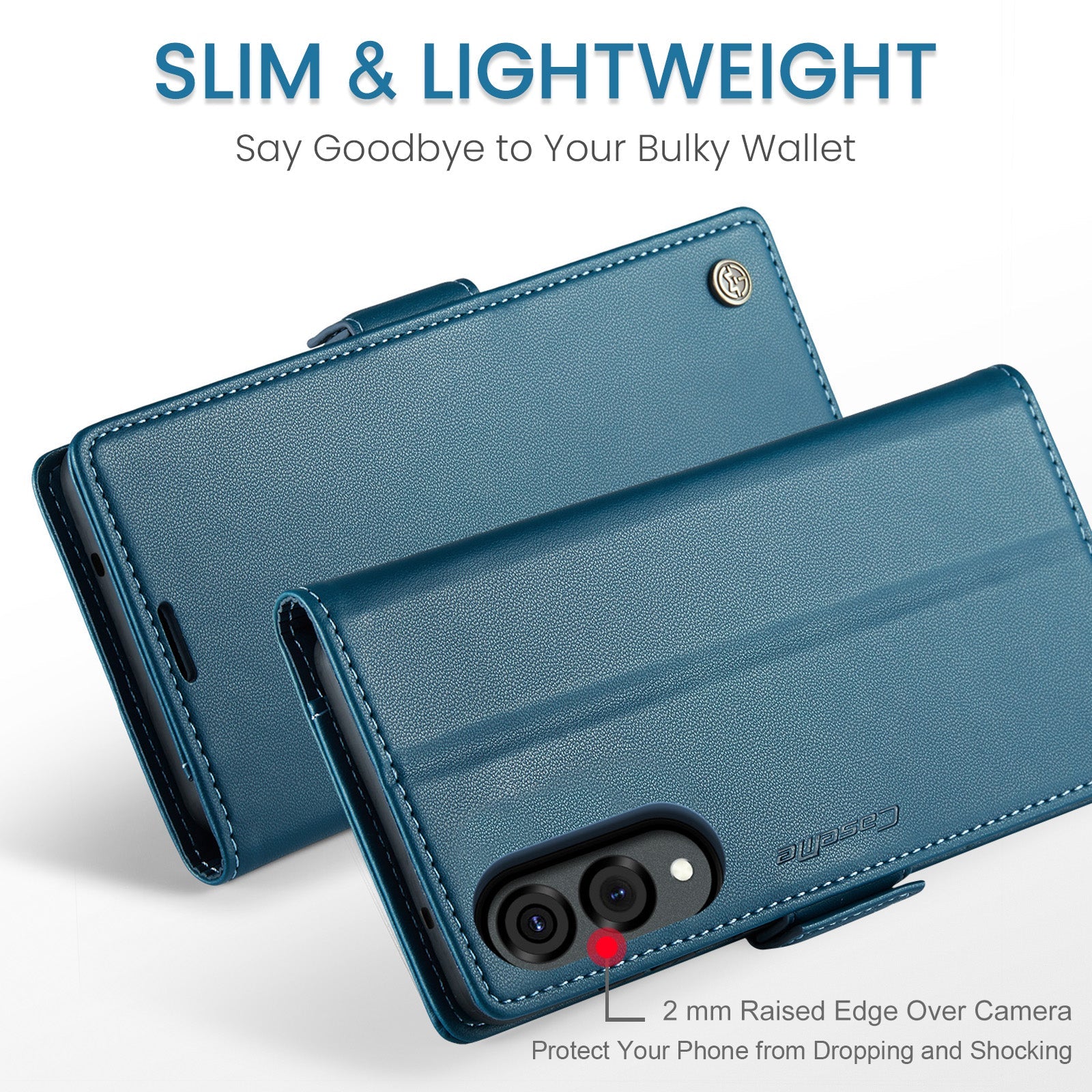 Galaxy S25 Edge Pu Wallet Case [Navy]