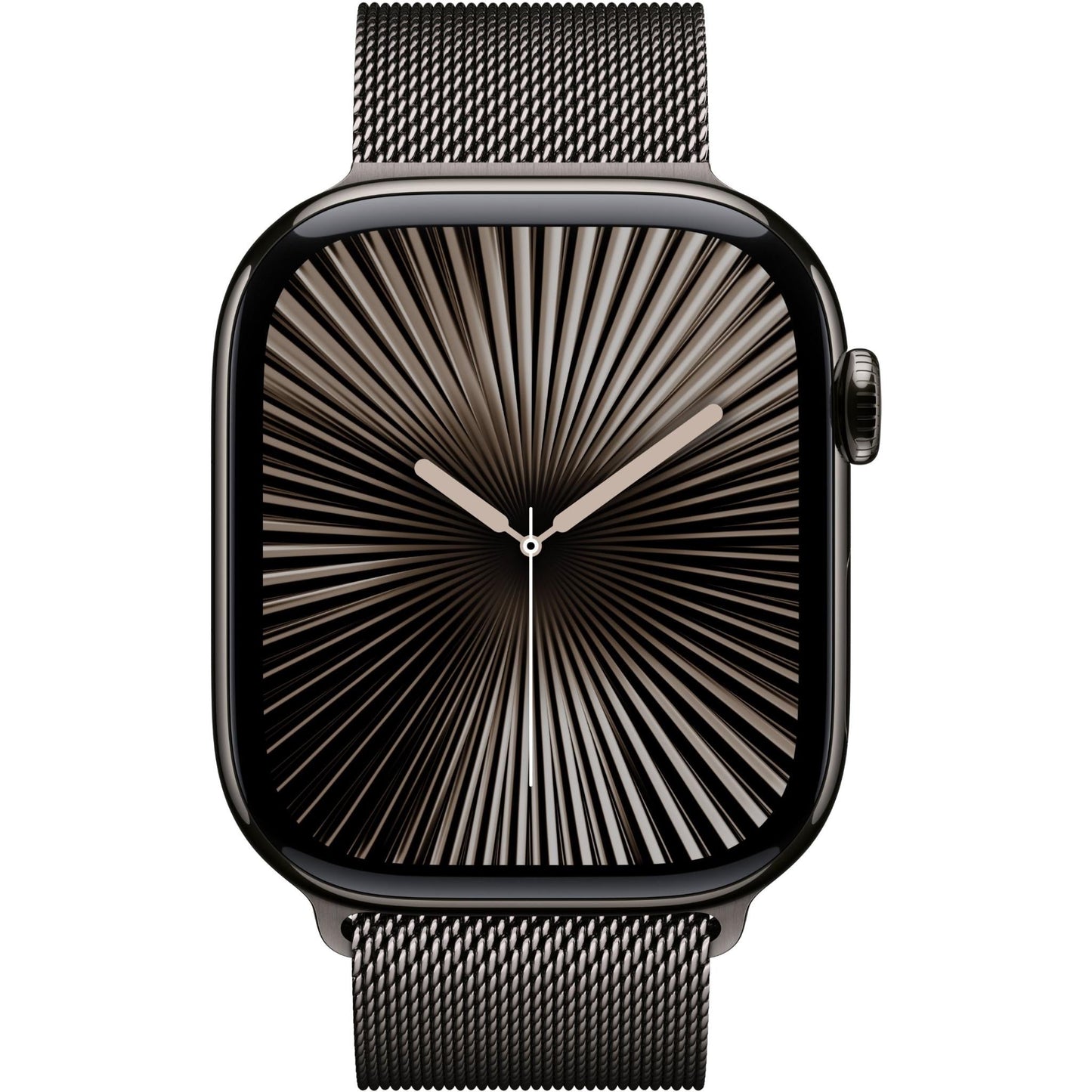 Apple Watch Series 10 GPS + Cellular 46mm Titanium Case [ Slate Milanese Loop S/M MC7R4 - Slate ]
