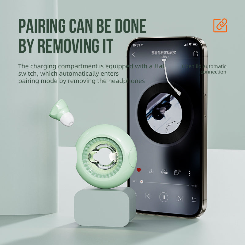 Vipfan Tws Earphone W/ Innovative Donut Shape Case (T11) White