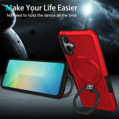 Galaxy A06 4G Kickstand Heavy Duty Case [Red]