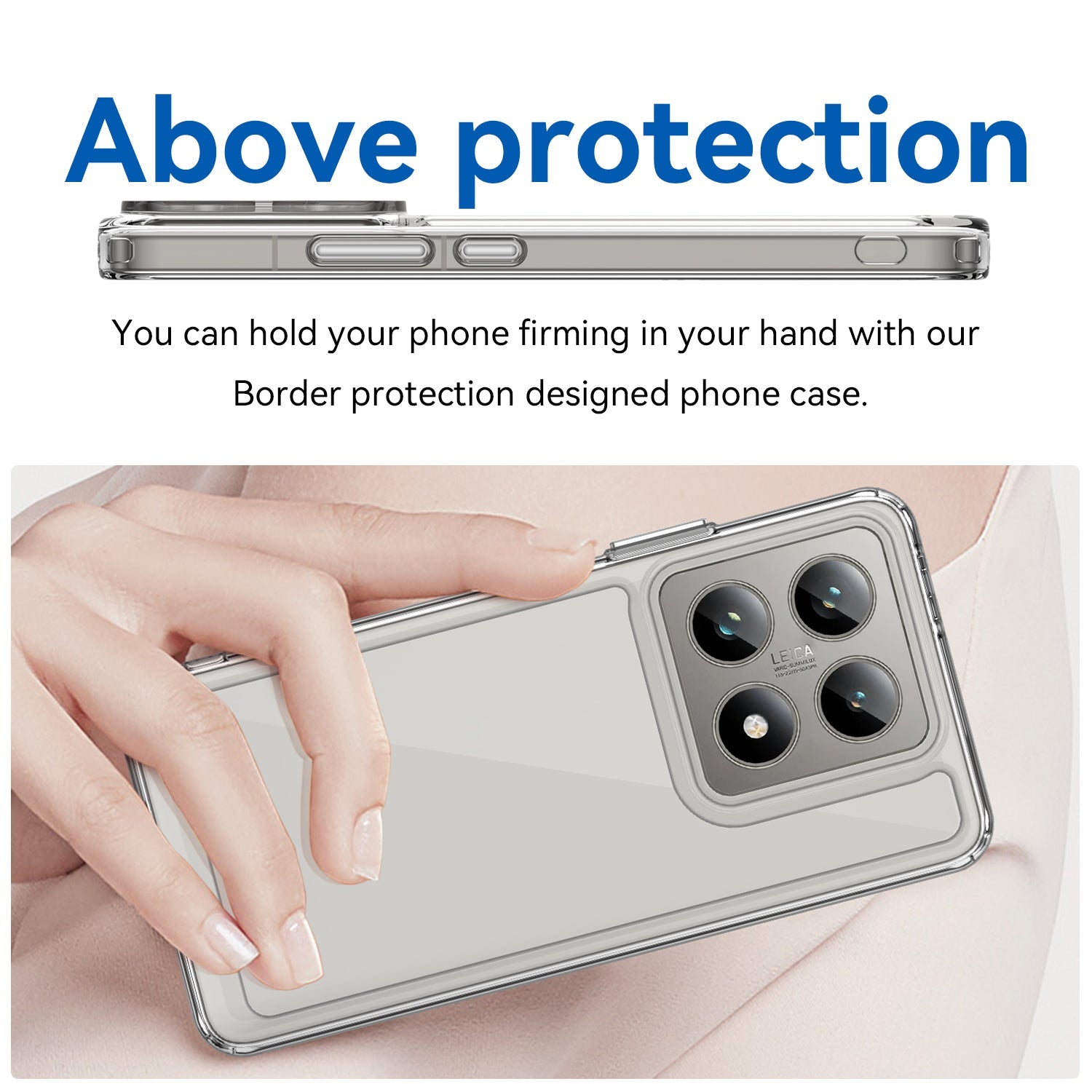 Xiaomi 14T Soft Gel Bumper Case [Clear]