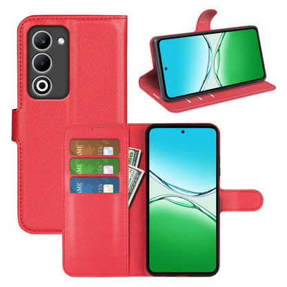 Oppo A5 4g / 5g Pu Wallet Case [Red]