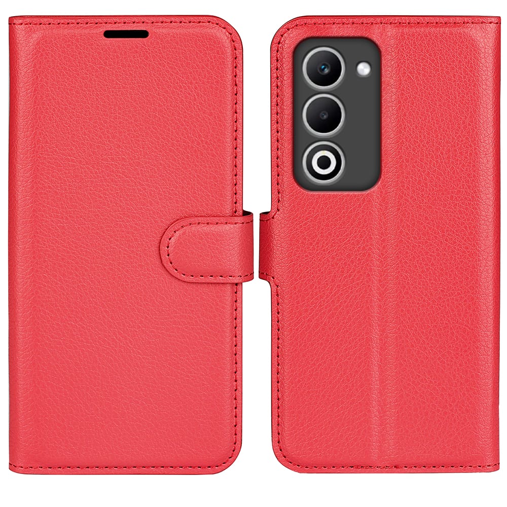 Oppo A5 4g / 5g Pu Wallet Case [Red]