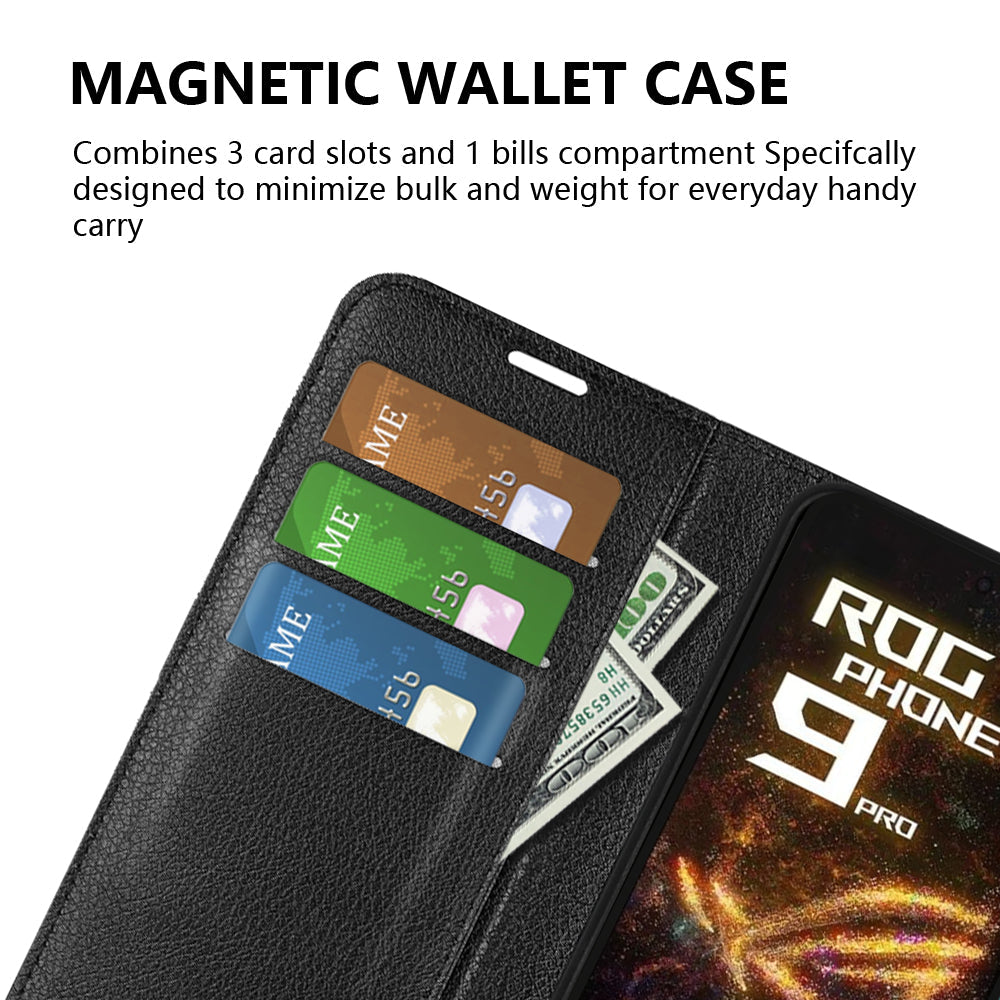 Asus Rog Phone 9 Pu Wallet Case [Lightblue]