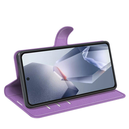 Oneplus 13R 5G Pu Wallet Case [Purple]