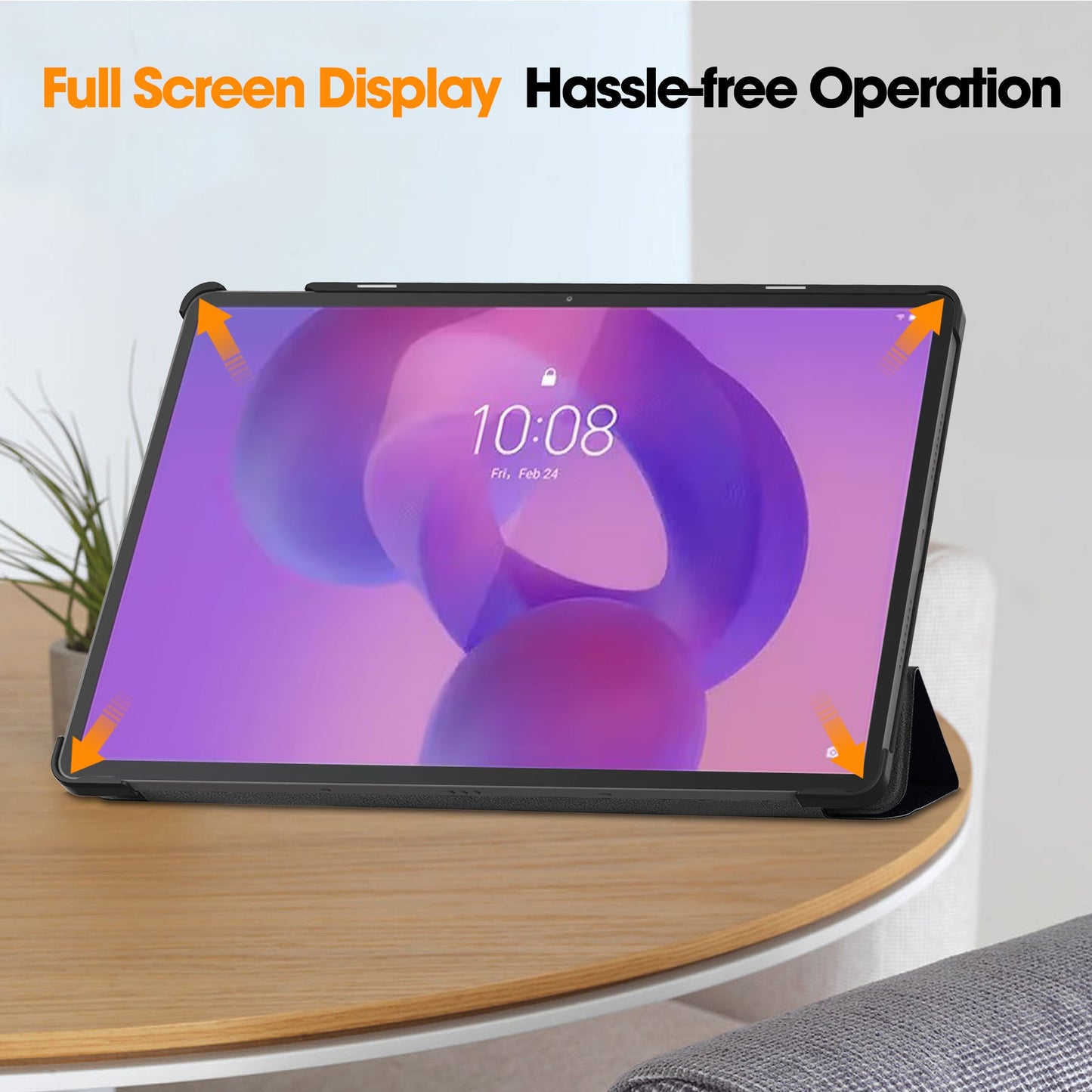 Lenovo Idea Tab Pro 12.7" Tb373 Designer Tri-fold Case [Notouch]