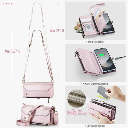 Galaxy Z Fold 6 Crossbody Wallet [Pink]